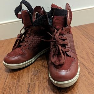 Hidden wedge sneakers